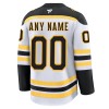 Boston Bruins Trikot Custom Fanatics Premium 2024-25 Weiss Auswärts - Herren